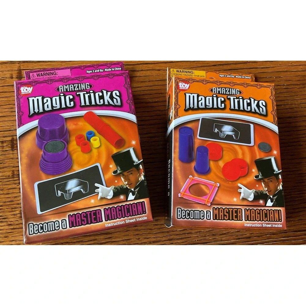 NEW Amazing Magic Tricks Lot Of 2 Be A Master Magician Jaw Dropping Illusions